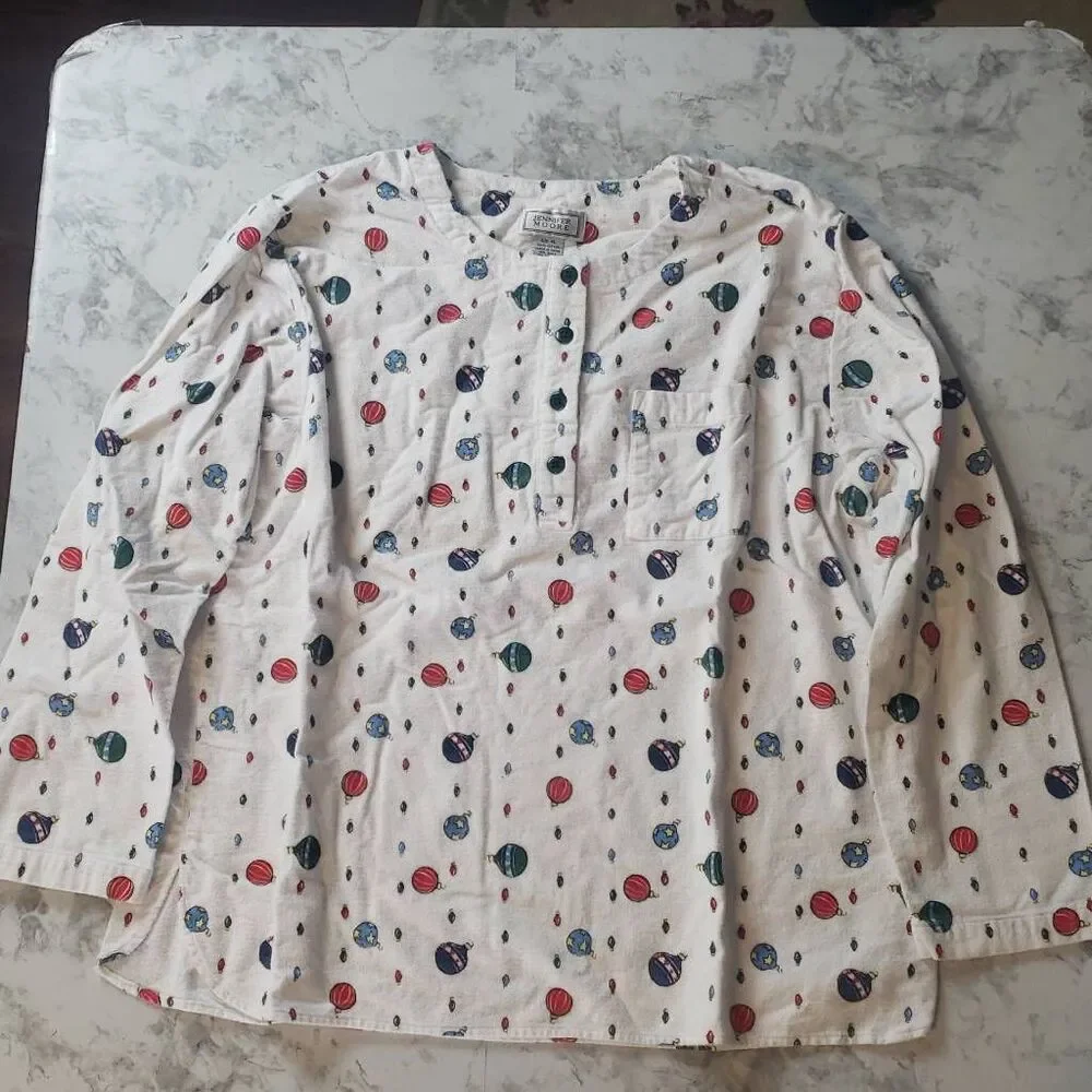 Jennifer Moore Christmas Pajama Set ‎ XL